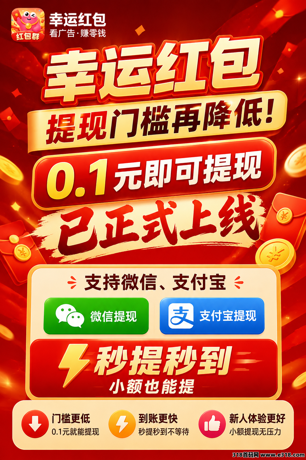 幸运红包靠谱吗，零投入看广告，矩阵叠加收益日结，模式玩法详解封面图